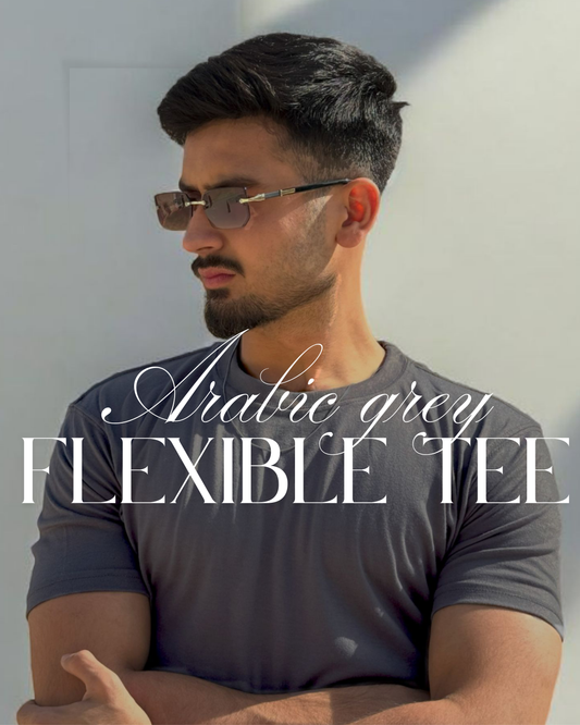 Flexible Arabic Grey T-Shirt